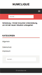 Mobile Screenshot of numclique.net